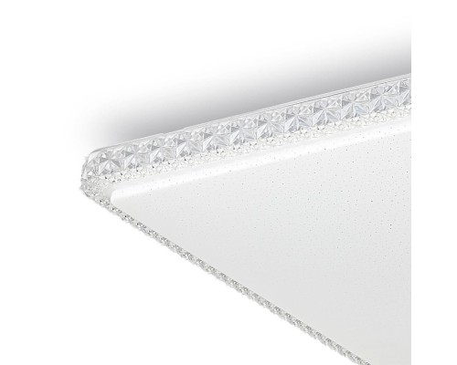 Потолочный светодиодный светильник с диммером Citilux CL715K720 Кристалино Слим 72 Вт 3000K Прозрачный