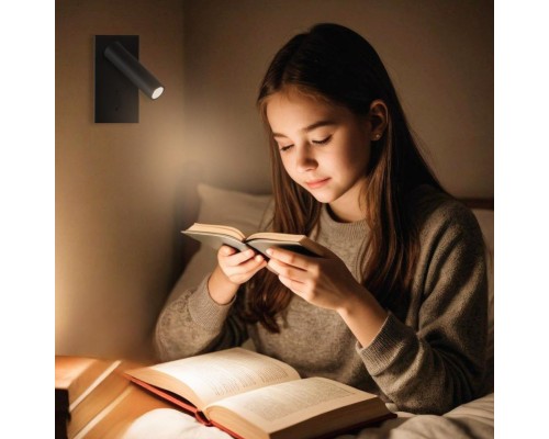 CL704351 Декарт Черный Св-к Настенный