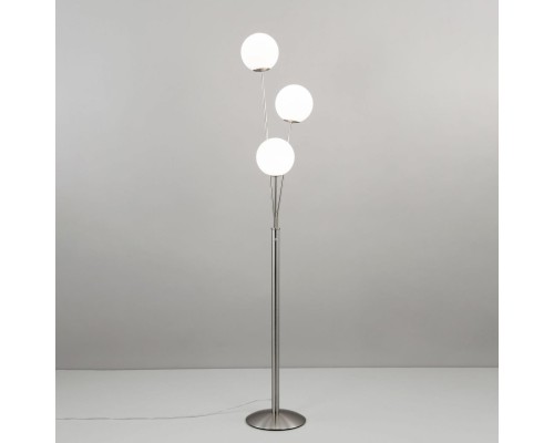 CL102934 Томми Хром Мат.+ Белый Св-к Торшер