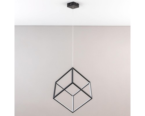 Подвесной светодиодный светильник Citilux CL719301 Куб 40 Вт 4000K Черный