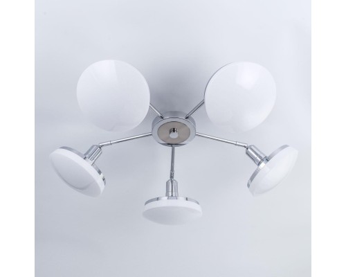 Потолочная светодиодная люстра Citilux CL716251Wz Тамбо 60 Вт 3000K Хром