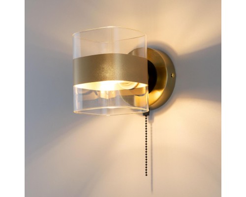 CL140311 Бертон Бронза+Черный Св-к Бра