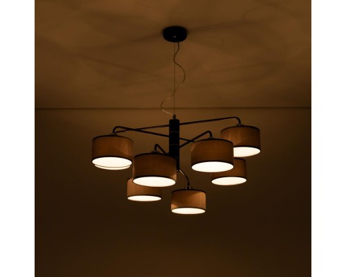 CL428281 Форма Кофе+Серый Св-к Люстра