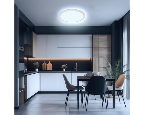 CL738320EL Бейсик Лайн Белый Св-к с пультом LED+RGB 40W