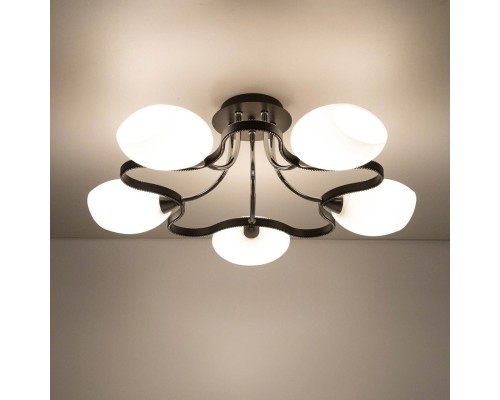 CL131152 Октава Темный+Хром Люстра