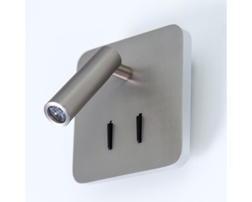 CL704422 Декарт Хром Мат. Св-к Настенный