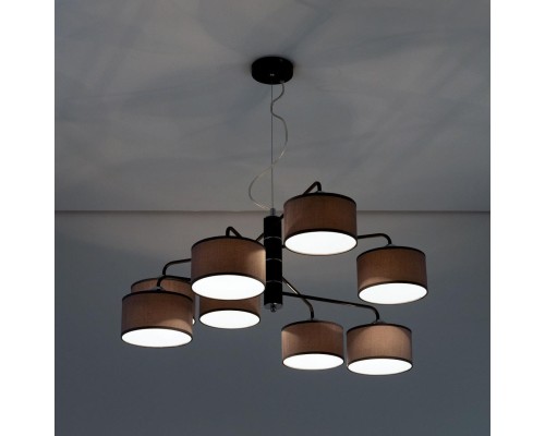 CL428281 Форма Кофе+Серый Св-к Люстра
