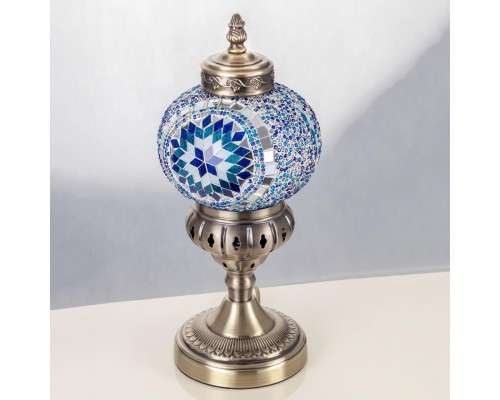 CL419816 Каир Мозаика Синяя Св-к Настольный
