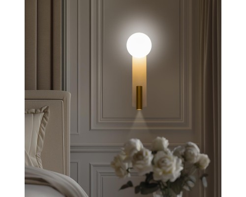CL704450 Декарт Белый+Бронза Св-к Настенный