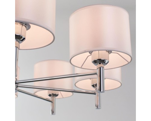 Подвесная люстра Citilux CL463180 Аврора Хром + Белый