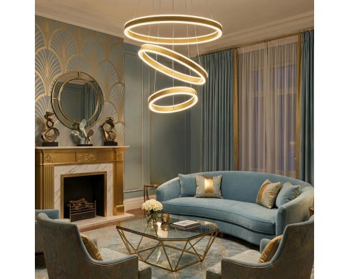 CL719652 Дуэт Золото Св-к Люстра