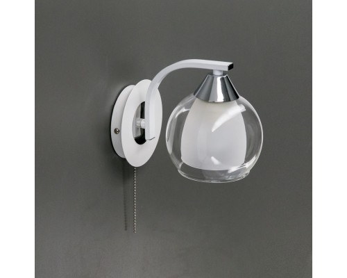 CL152310 Кристи Белый+Хром Св-к Бра