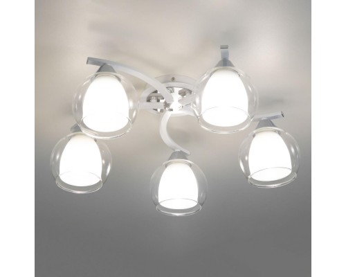 CL152150 Кристи Белый+Хром Св-к Люстра