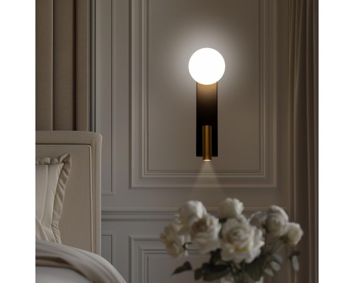 CL704451 Декарт Черный+Бронза Св-к Настенный