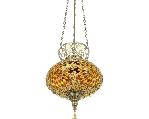 CL419125 Каир Мозаика Янтарь Подвес