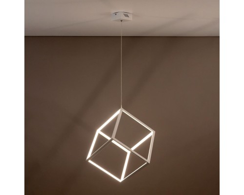 Подвесной светодиодный светильник Citilux CL719300 Куб 40 Вт 4000K Белый