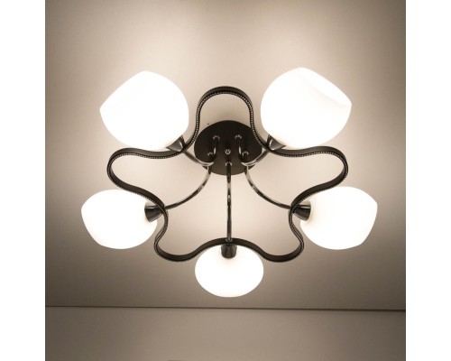 CL131152 Октава Темный+Хром Люстра