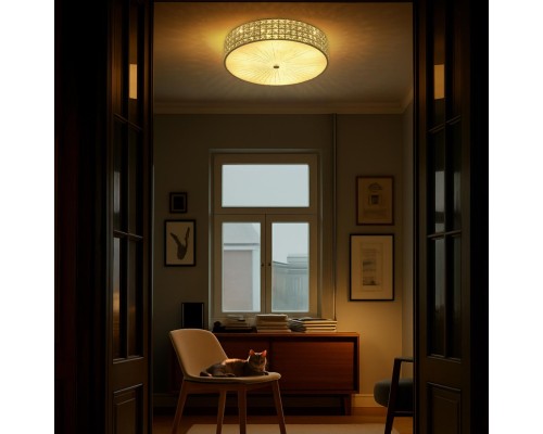 CL32415G1 Портал Хром Св-к Люстра c RGB