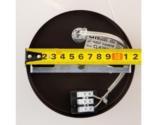 CL428261 Форма Кофе+Серый Св-к Люстра