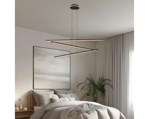 CL203731 Trent Черный Люстра