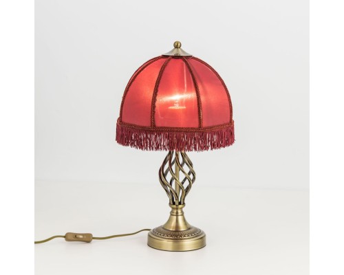 CL407803 Базель Бронза+Красный Св-к Настольный