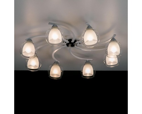 CL152180 Кристи Белый+Хром Св-к Люстра