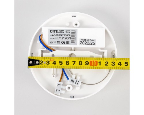 CL712120N Тао Белый Св-к Накл. LED 12W*4000K