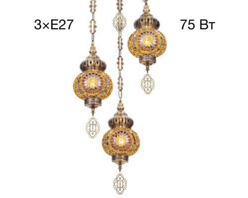 CL419135 Каир Мозаика Янтарь Подвес