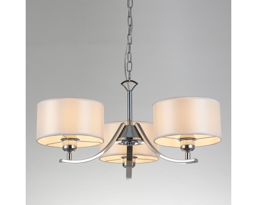 CL466130 Эвита Хром+Белый Св-к Люстра