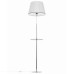 CL402970T Линц Хром+Белый Торшер со столиком