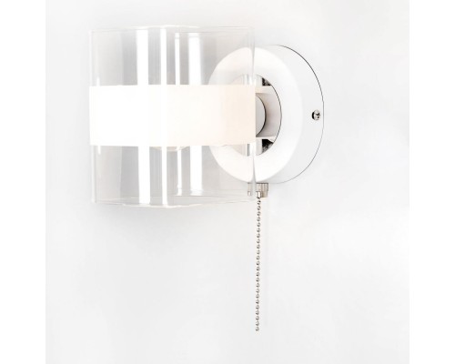 CL140310 Бертон Белый+Хром Св-к Бра