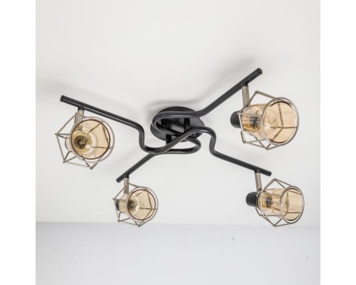 Спот лофт Citilux CL542541 Таверна Черный + Бежевый