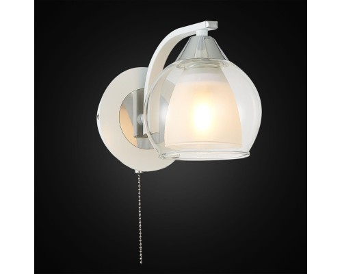 CL152310 Кристи Белый+Хром Св-к Бра