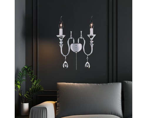 Бра с выключателем Citilux CL437321 Рига Хром