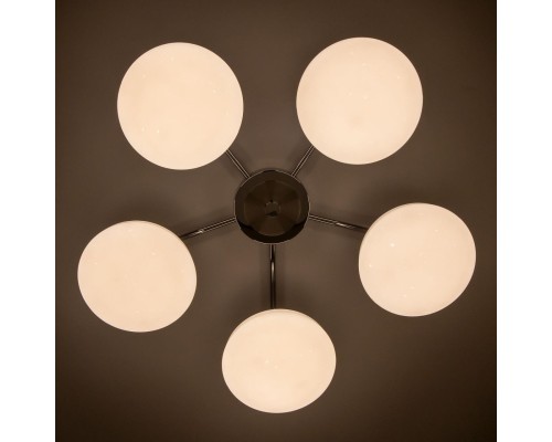 Потолочная светодиодная люстра Citilux CL716251Wz Тамбо 60 Вт 3000K Хром