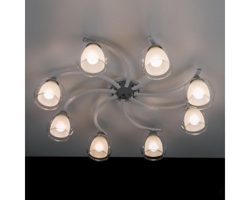 CL152180 Кристи Белый+Хром Св-к Люстра