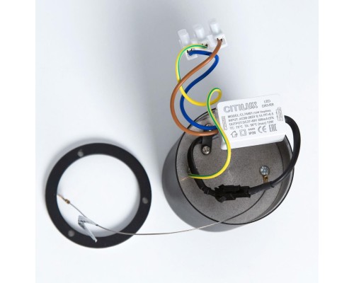 CL7440110 Старк Черный+Белый Св-к Потол. 12W*3500K