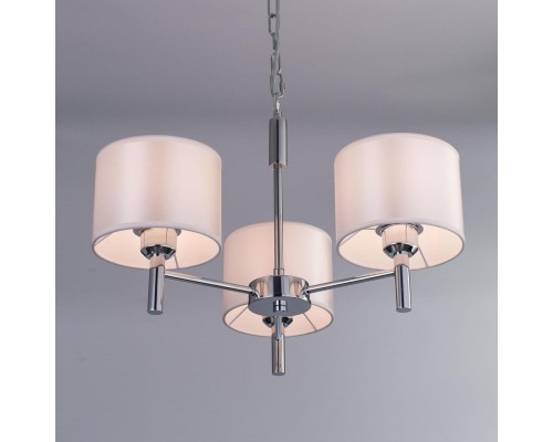 Подвесная люстра Citilux CL463130 Аврора Хром + Белый