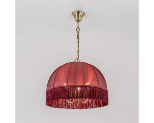 CL407133 Базель Красный Св-к Люстра