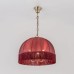 CL407133 Базель Красный Св-к Люстра
