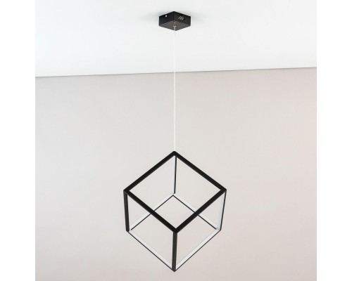 Подвесной светодиодный светильник Citilux CL719301 Куб 40 Вт 4000K Черный