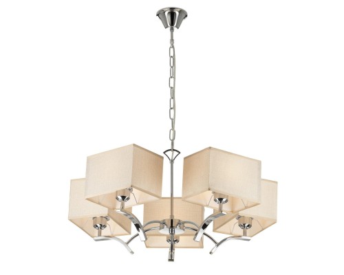 Подвесная люстра Citilux CL460251 Эвора Квадро Хром+Песочный