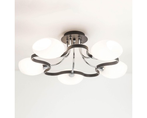 CL131152 Октава Темный+Хром Люстра