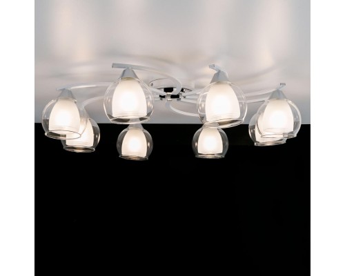 CL152180 Кристи Белый+Хром Св-к Люстра