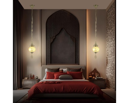 CL419115 Каир Мозаика Янтарь Подвес