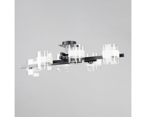 CL139262 Вирта Черный Люстра потолочная