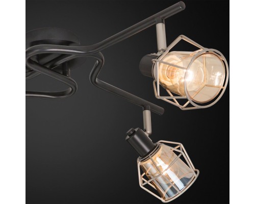 Спот лофт Citilux CL542541 Таверна Черный + Бежевый