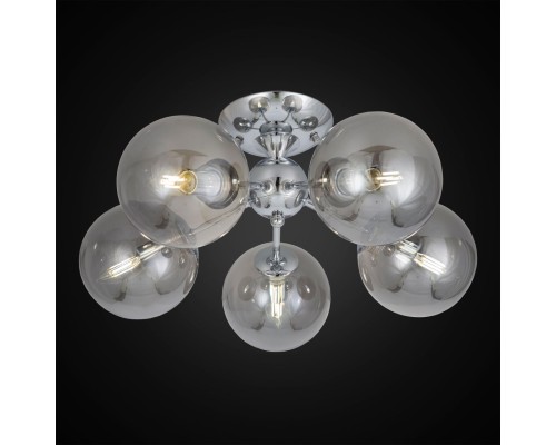 CL102150 Томми Хром+Дымч. Св-к Люстра