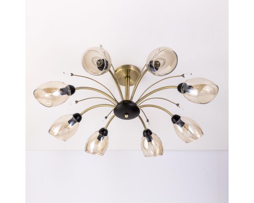 CL108185 Комета Бронза+Дымч. Св-к Люстра