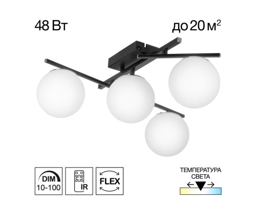 CL223142 DORSY Черный Люстра